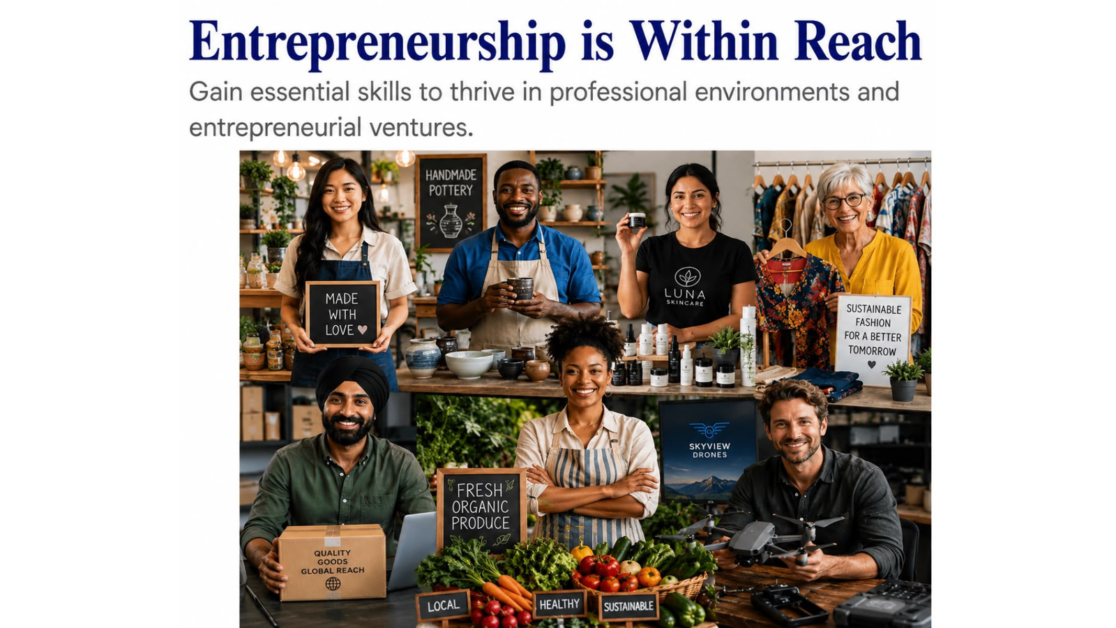 Entrepreneurship is Within Reach workshop